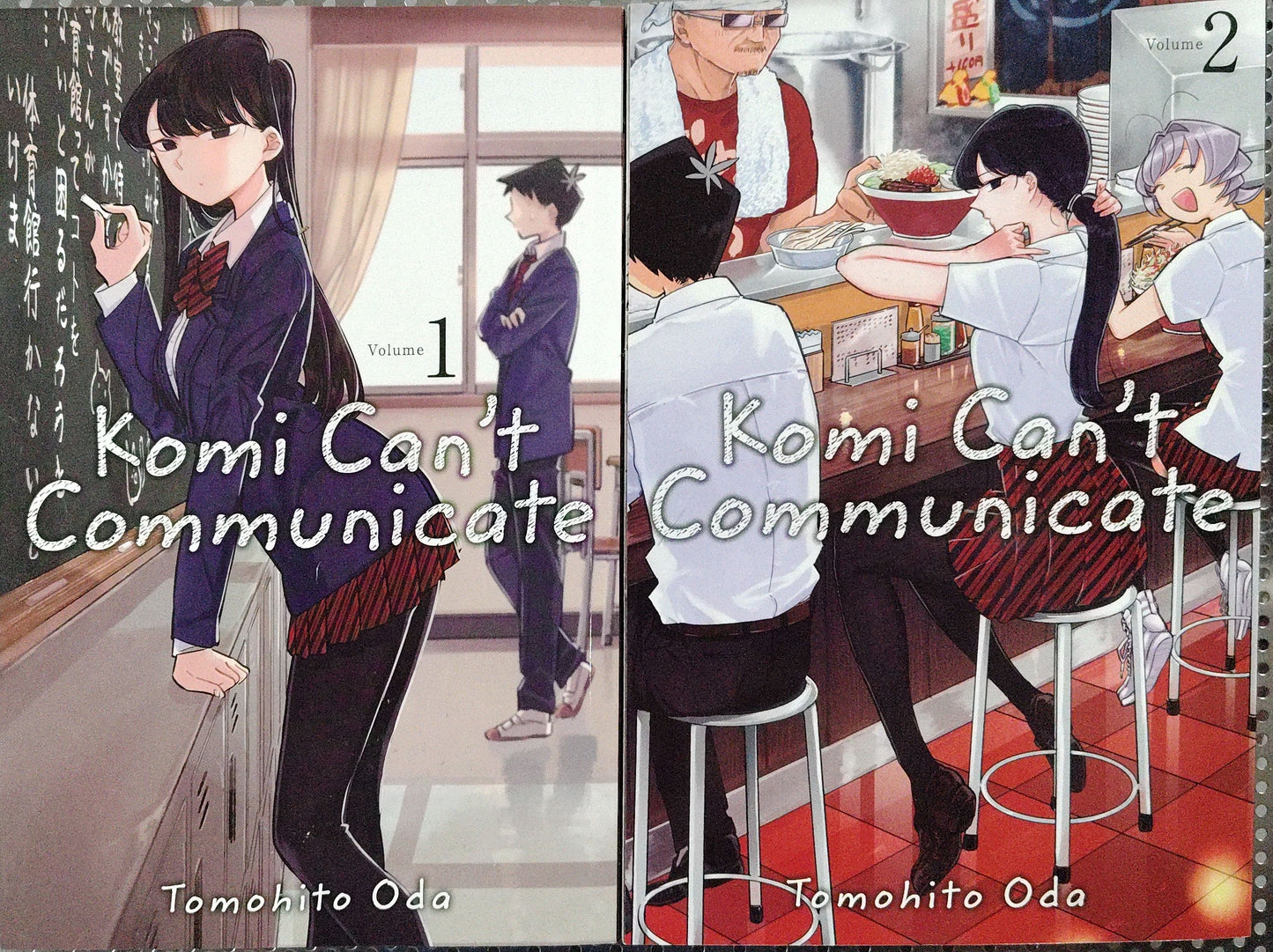 Komi Can't Communicate Vol 1 and 2, Tomohito Oda, Manga