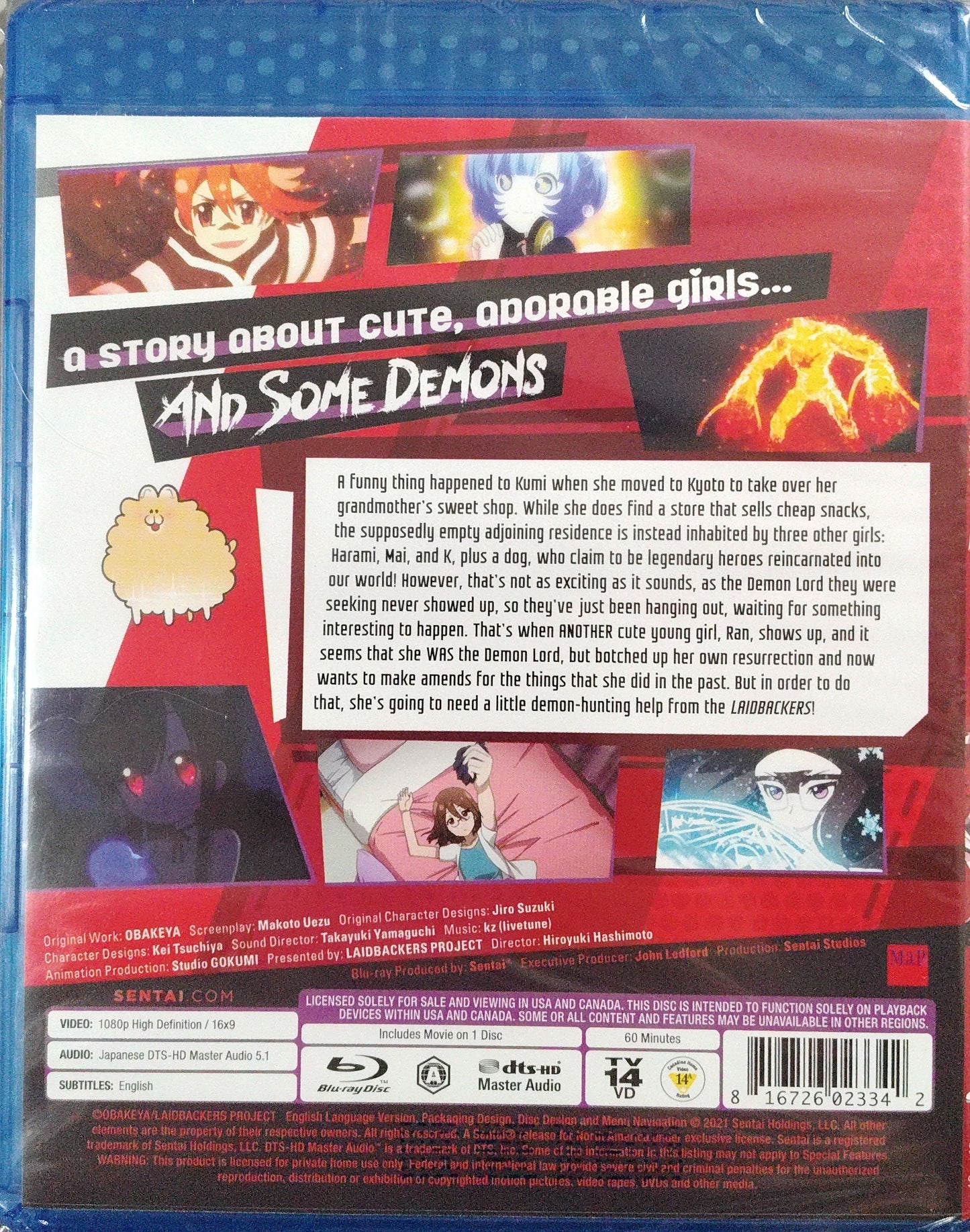 Laidbackers Anime Movie Blu-ray Sealed