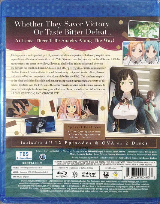 Love, Election and Chocolate Blu-ray Complete Collection Sealed