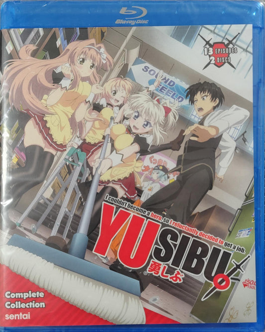 YuSibu, I Couldn't Be a Hero, So I Get a Job Blu-ray Complete Collection Sealed