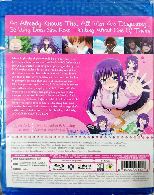 Ao-chan Can't Study! Blu-ray Complete Collection Sealed