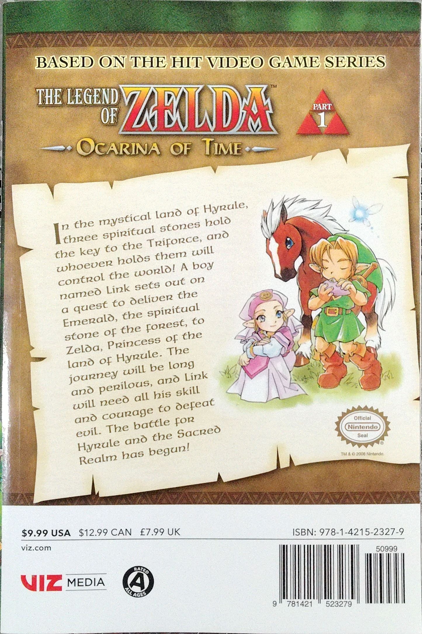 The Legend of Zelda, Ocarina of Time, Part 1, Akira Himekawa, Manga