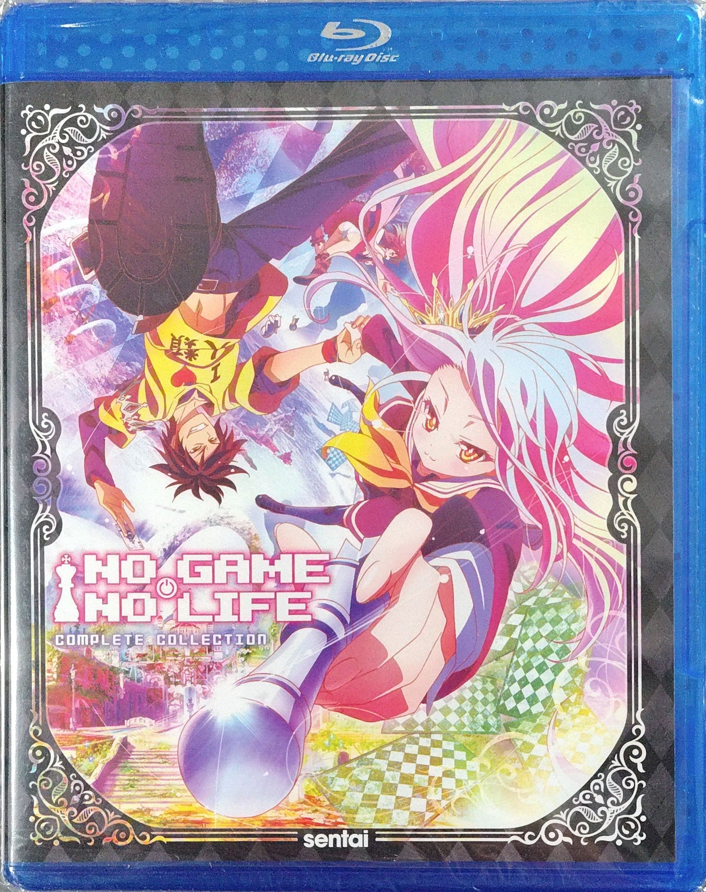No Game No Life (Season 1 + Movie) Blu-ray Complete Collection Sealed