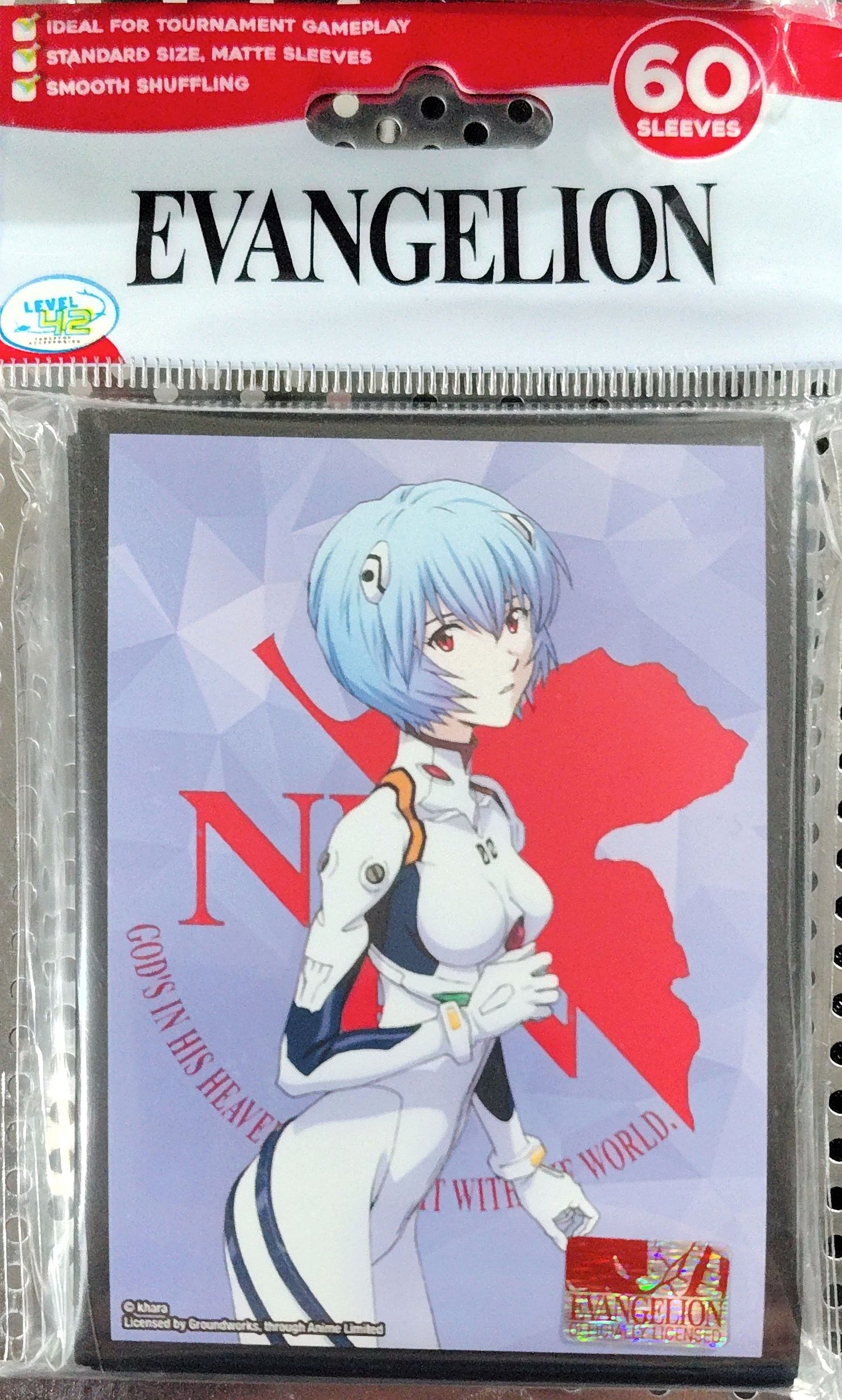 Rei Ayanami, Neon Genesis Evangelion, Anime Card Sleeves 60 Standard Card Size