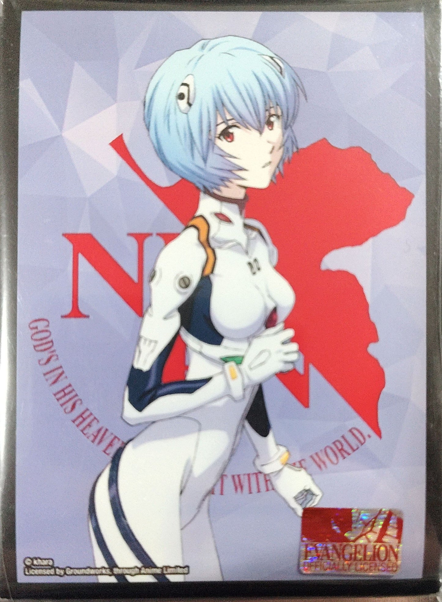 Rei Ayanami, Neon Genesis Evangelion, Anime Card Sleeves 60 Standard Card Size