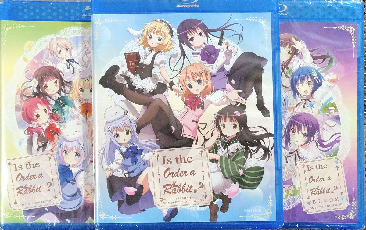Is the Order a Rabbit? Season 1, 2, and 3 Blu-ray Complete Collection Sealed