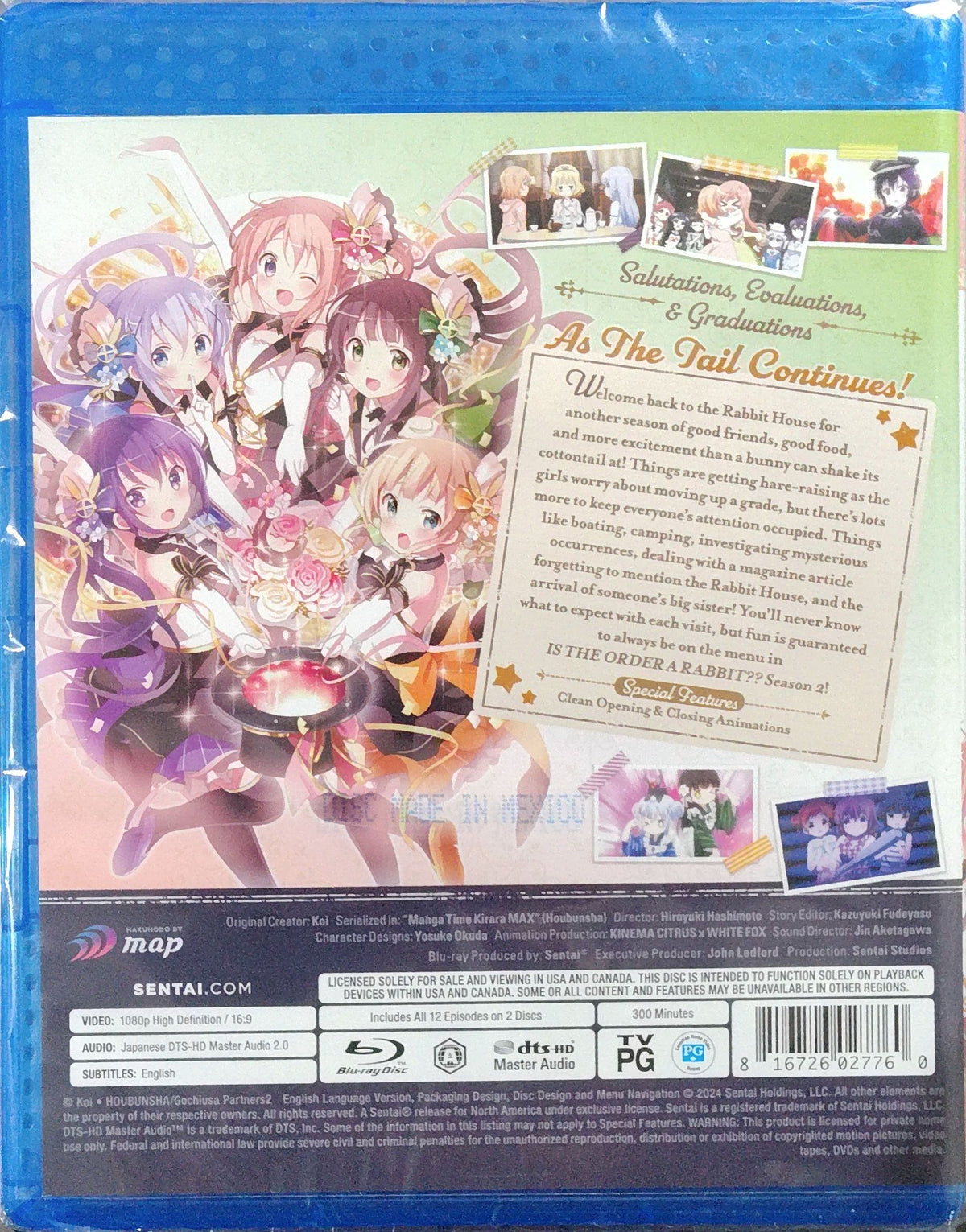 Is the Order a Rabbit? Season 1, 2, and 3 Blu-ray Complete Collection Sealed