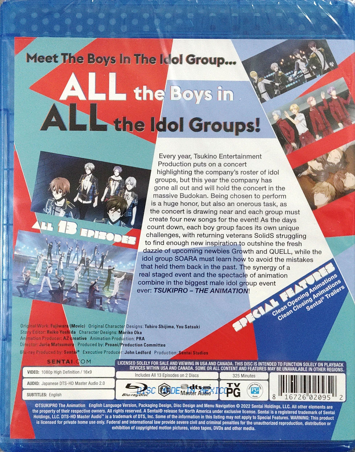 Tsukipro The Animation 1 & 2, blu-ray, Complete Collection