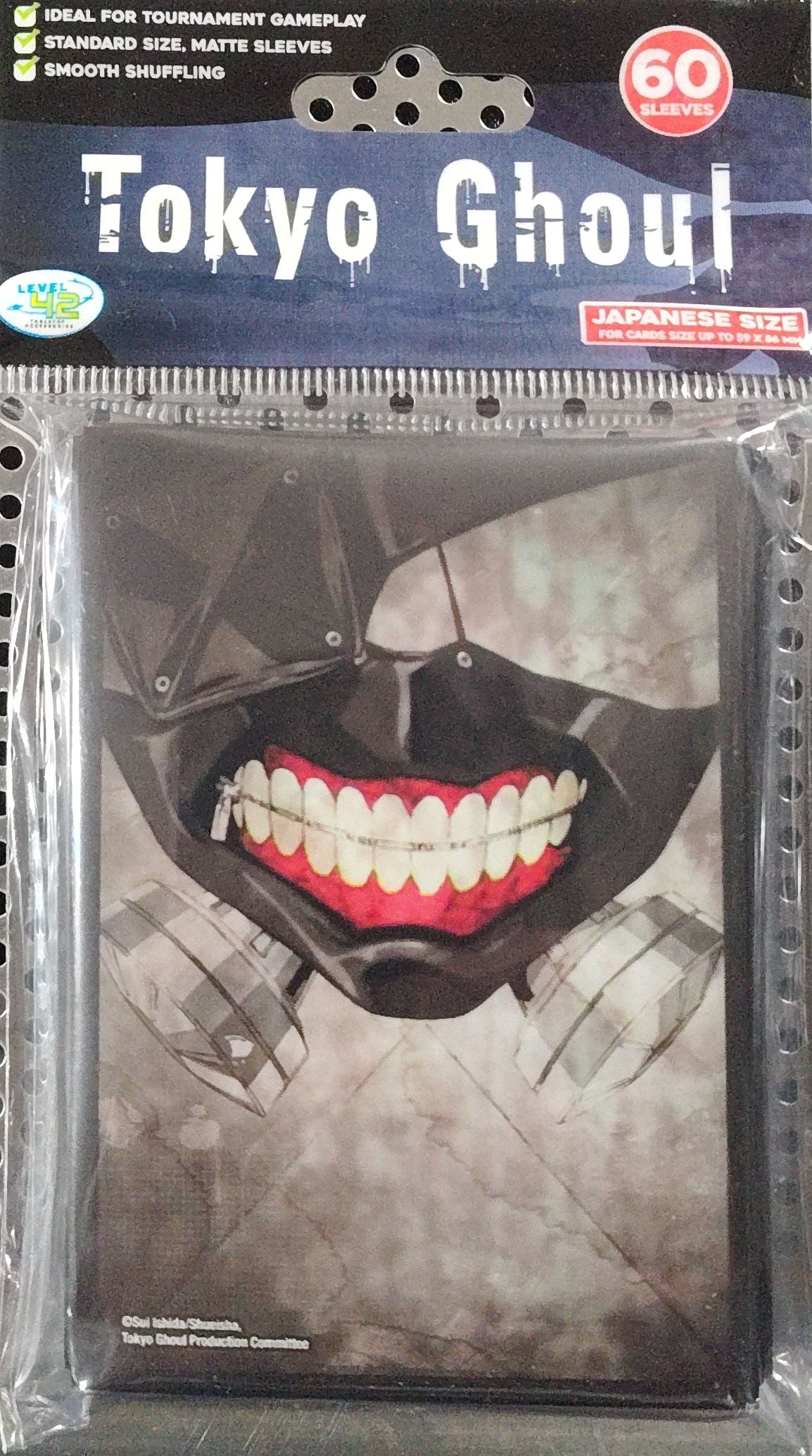 Ken Kaneki Mask, Tokyo Ghoul, Anime Card Sleeves 60 Standard Card Size