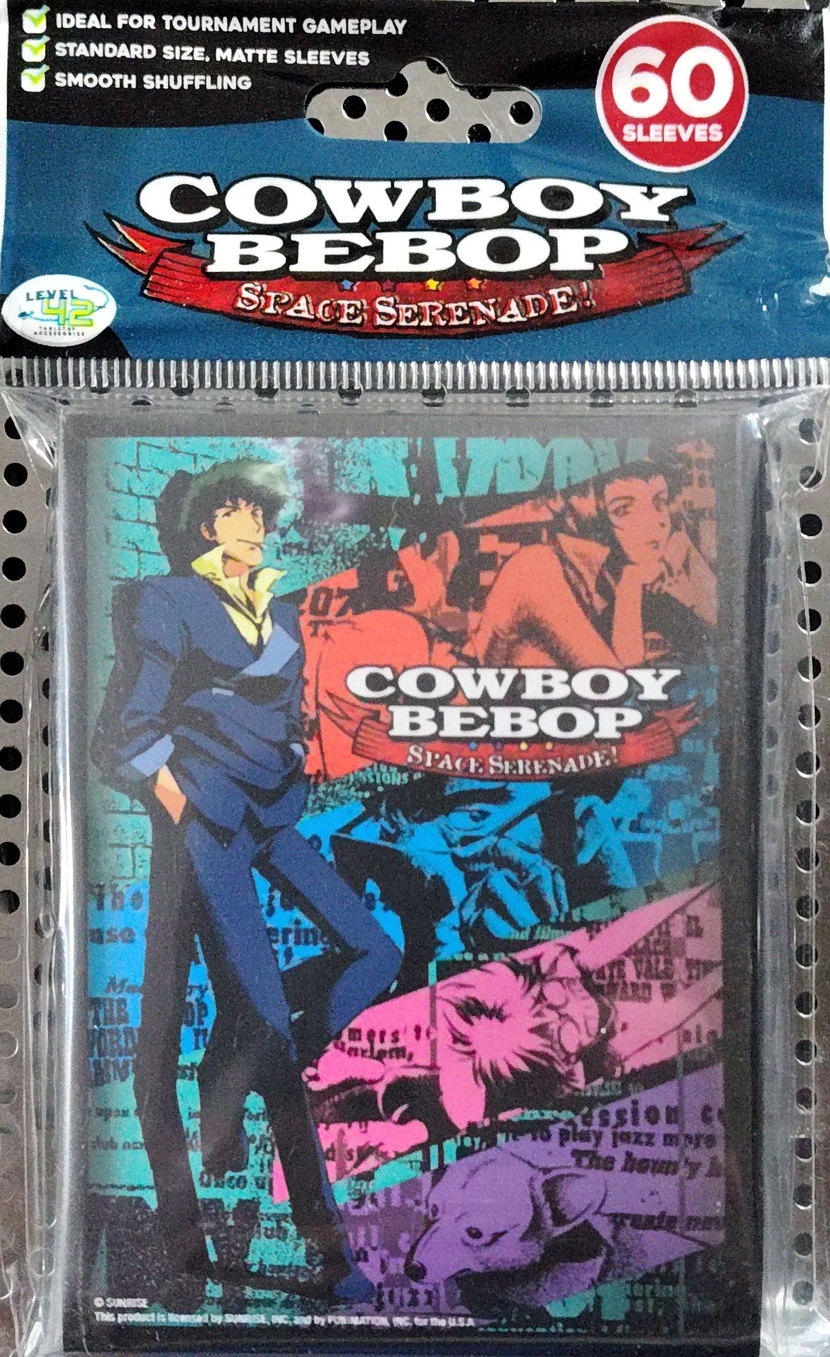Cowboy Bebop Spike Space Serenade!, Anime Card Sleeves 60 Standard Card Size
