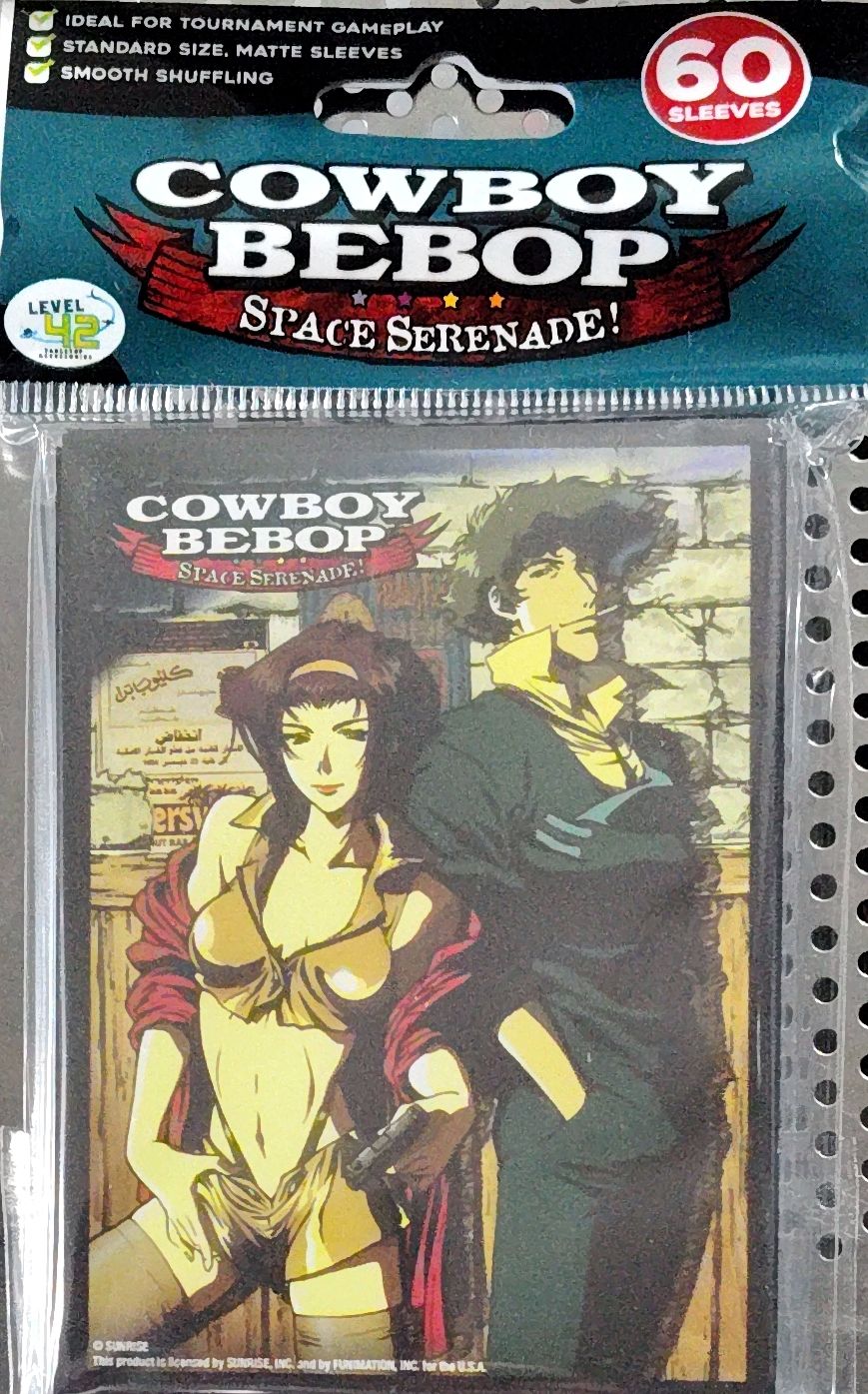 Cowboy Bebop Spike and Faye!, Anime Card Sleeves 60 Standard Card Size
