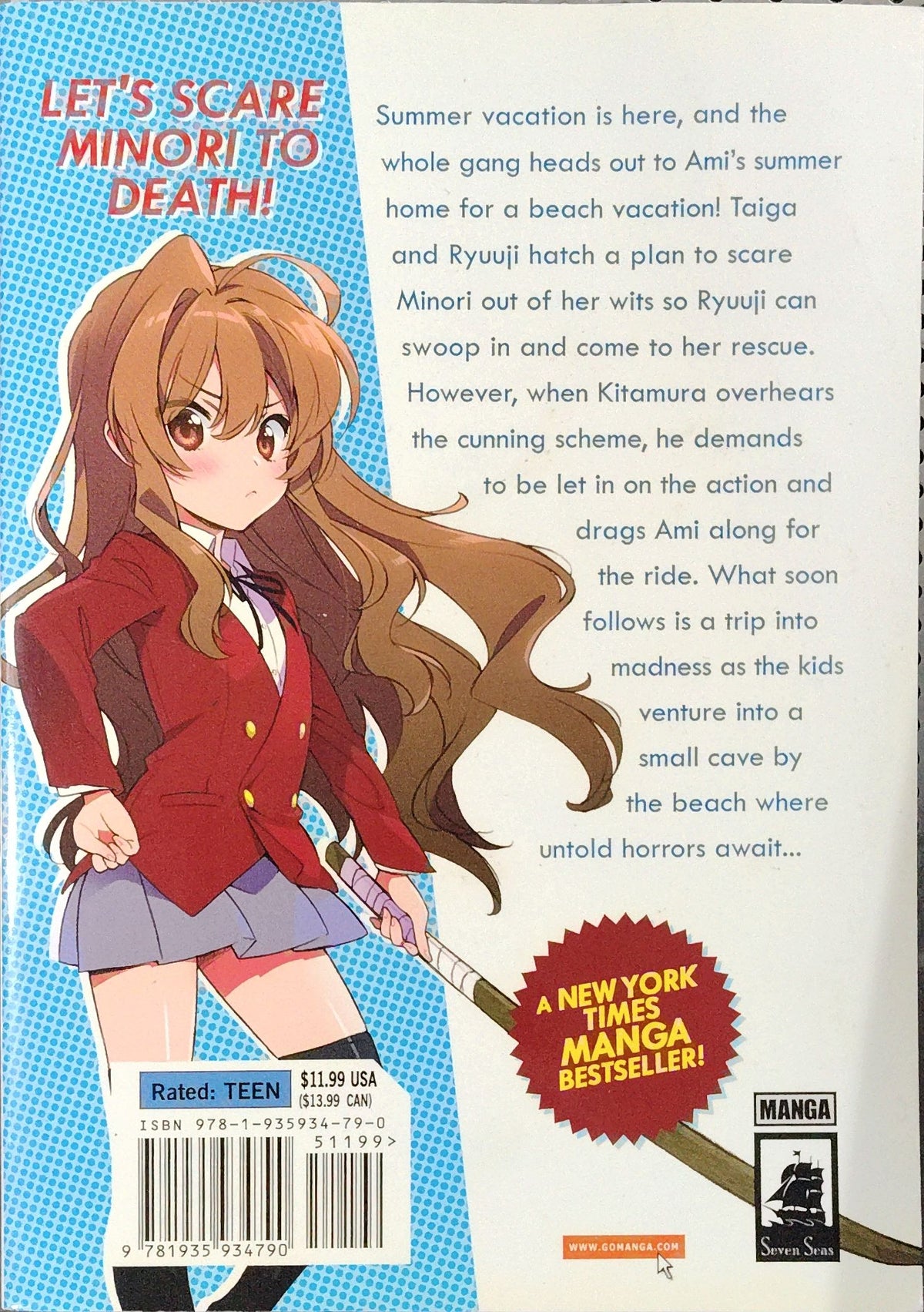 Toradora!, Vol 1-7 Manga, Yuyuko Takemiya, Zekkyo