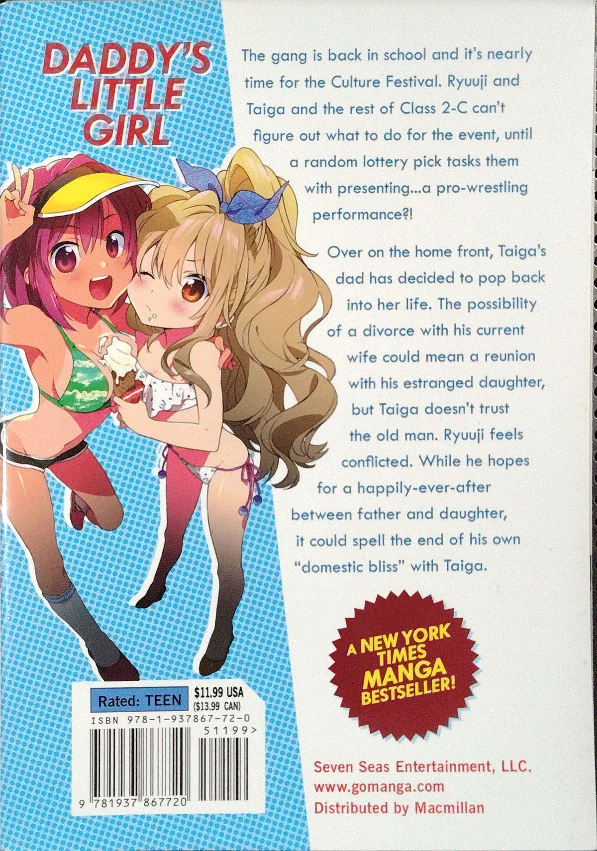 Toradora!, Vol 1-7 Manga, Yuyuko Takemiya, Zekkyo