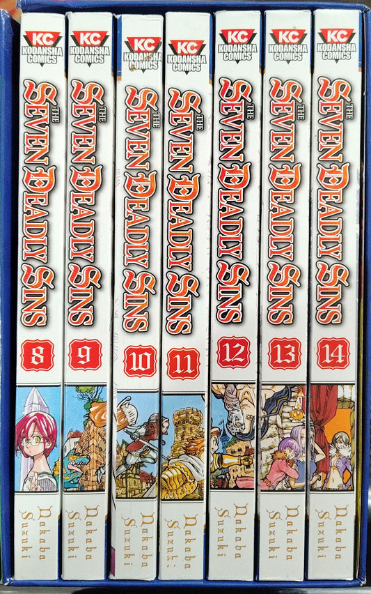 Seven Deadly Sins, Box set 2 with poster 8, 9, 10, 11, 12, 13, and 14 Manga