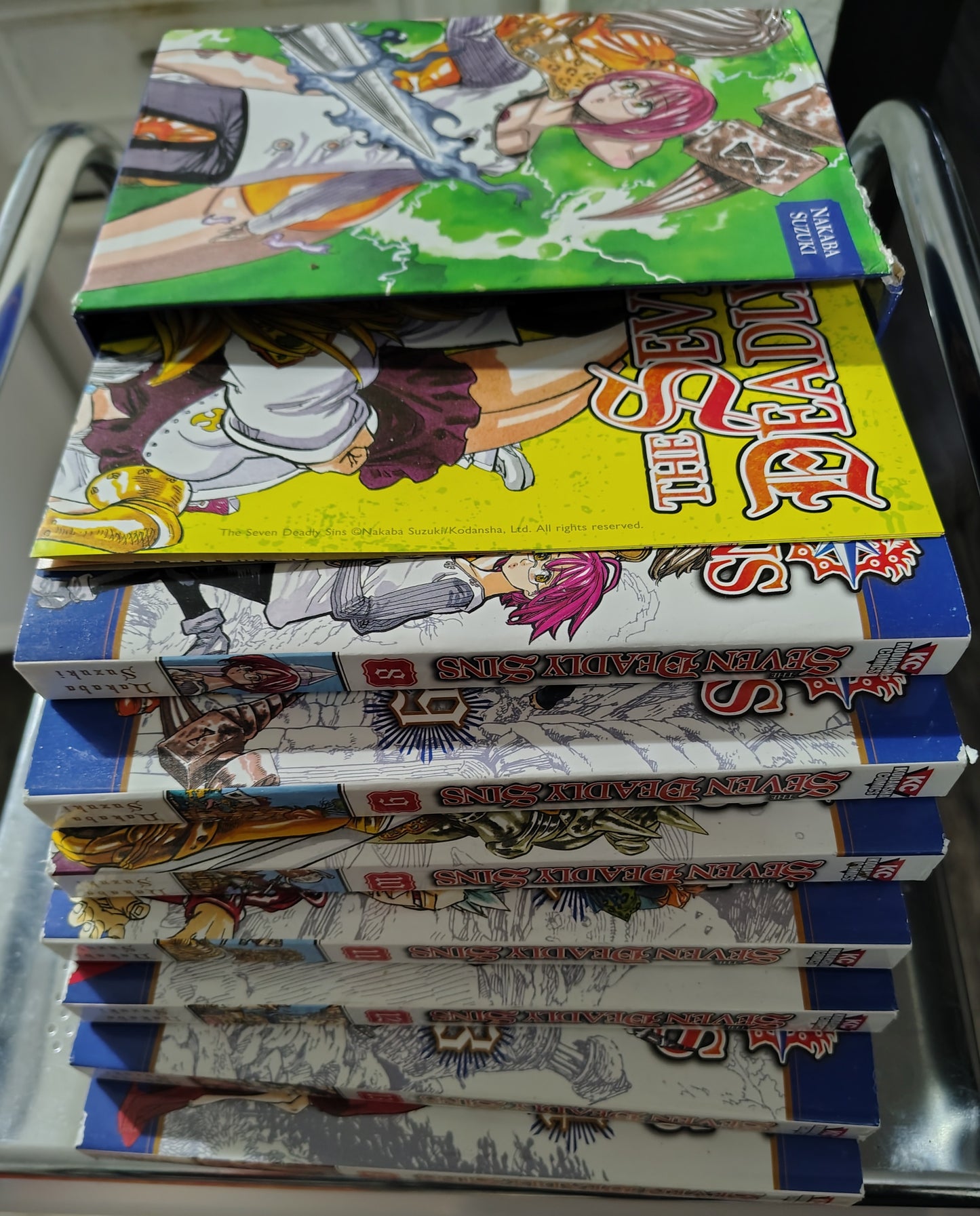 Seven Deadly Sins, Box set 2 with poster 8, 9, 10, 11, 12, 13, and 14 Manga
