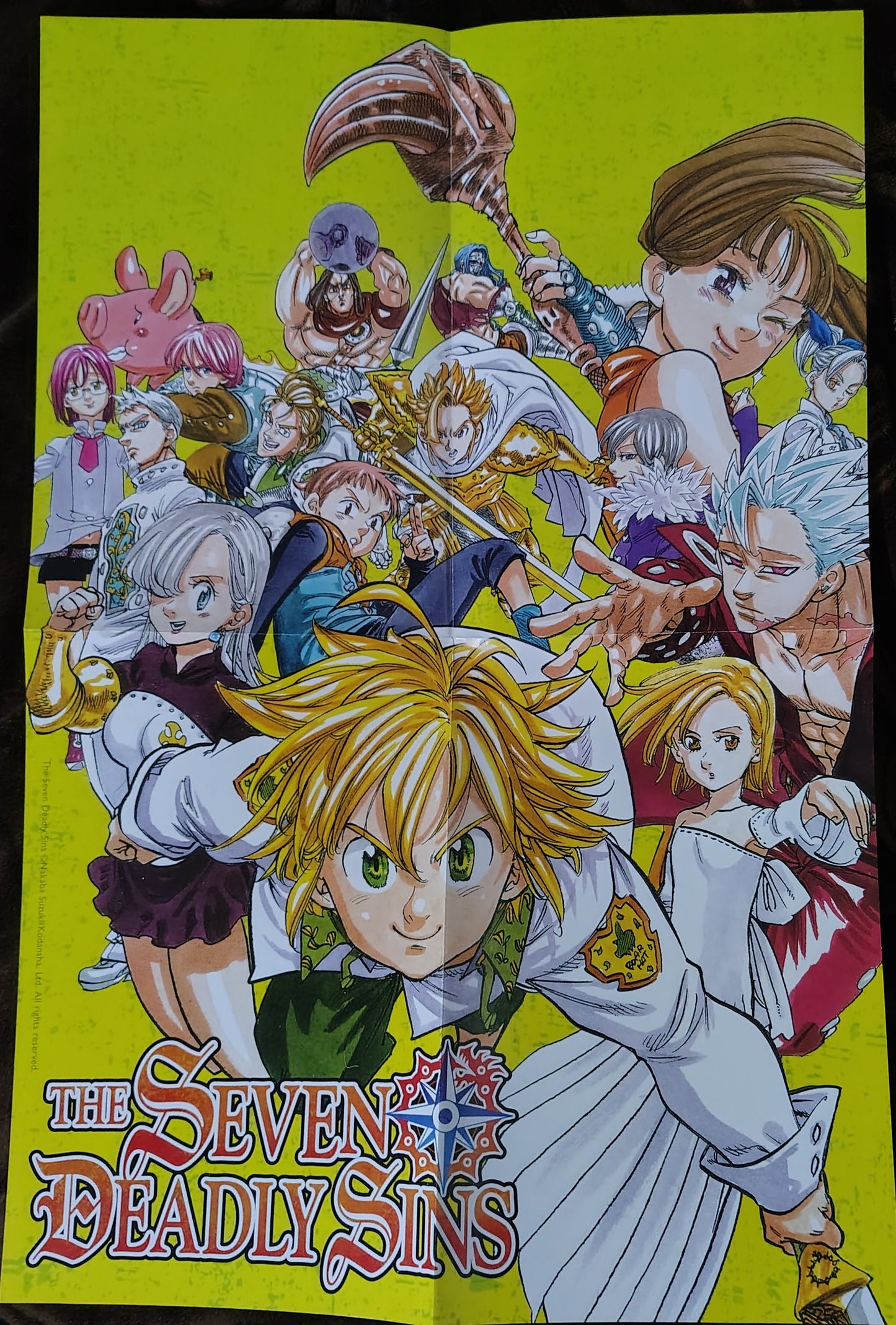 Seven Deadly Sins, Box set 2 with poster 8, 9, 10, 11, 12, 13, and 14 Manga
