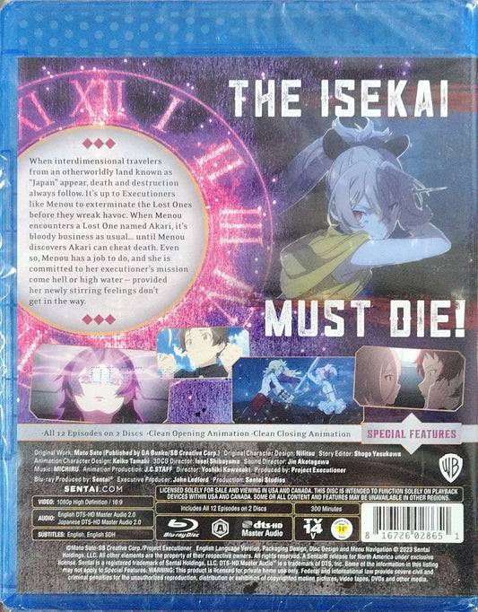 The Executioner and Her Way of Life, blu-ray, Complete Collection