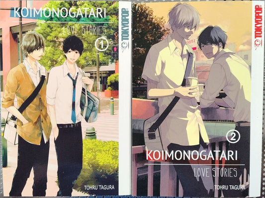 Koimonogatari Love Stories, 1 and 2, Tohru Tagura, Manga, BL, Yaoi,