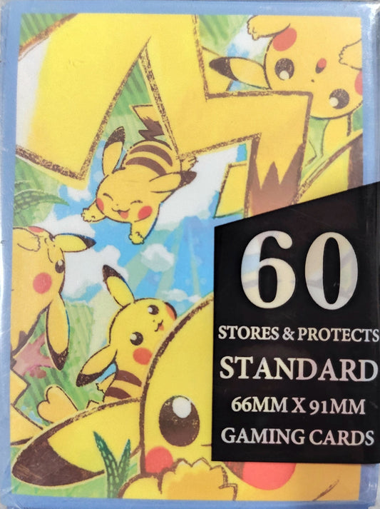 Pikachu, Pokemon, Anime Card Sleeves 60 Standard Card Size
