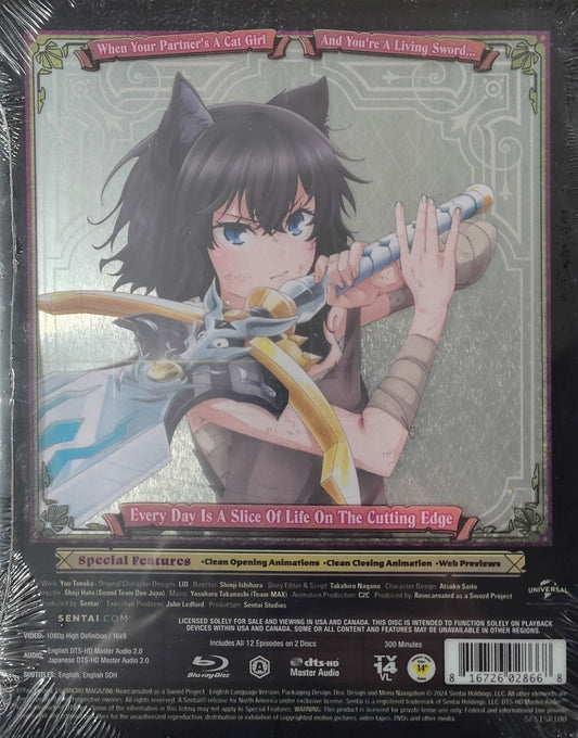 Reincarnated as a Sword Blu-ray Steelbook Limited Edition Sealed