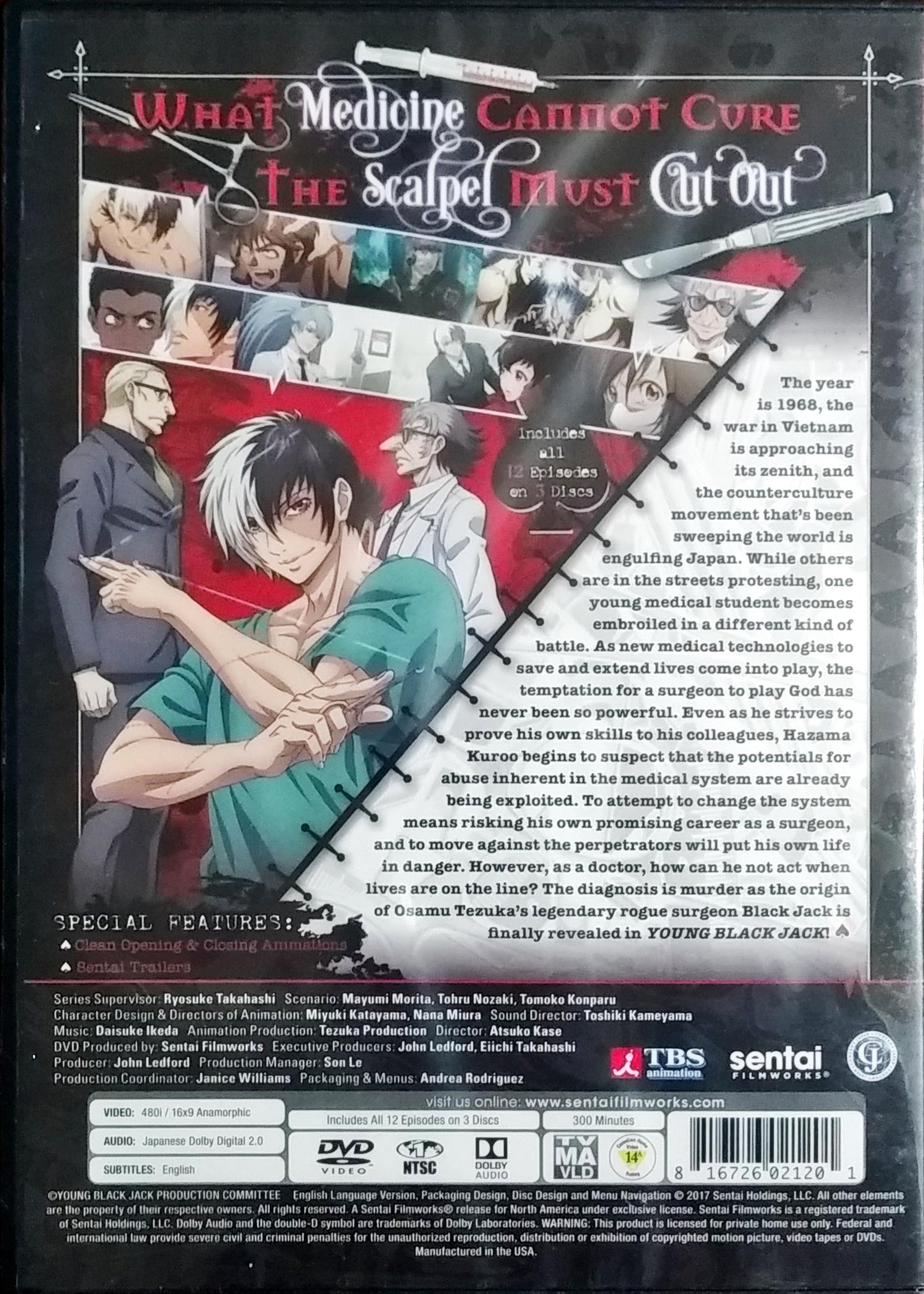 Young Black Jack DVD Complete Collection Sealed