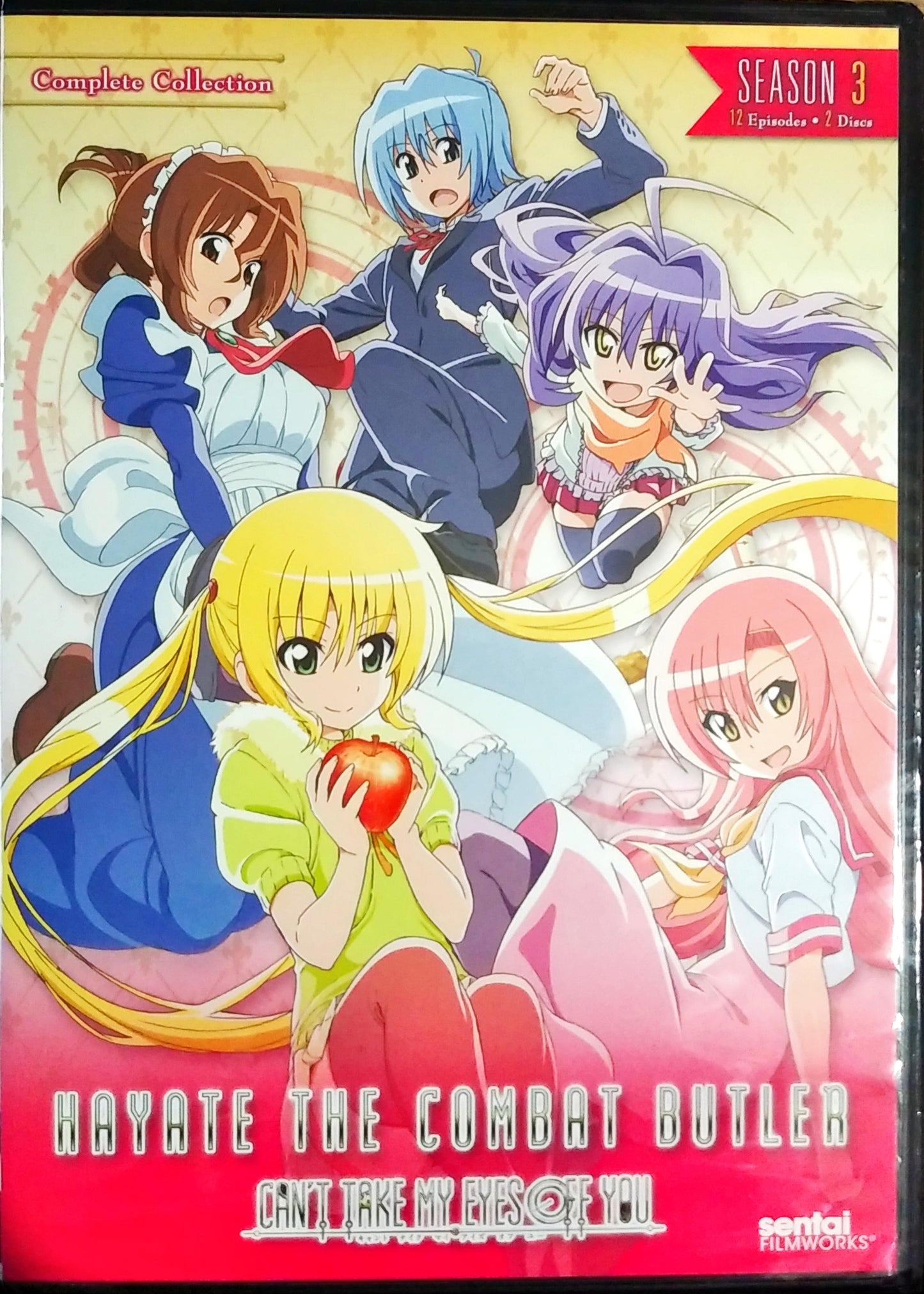 Hayate the Combat Butler Season 3 Can't Take My Eyes Off You DVD Complete Collection Sealed