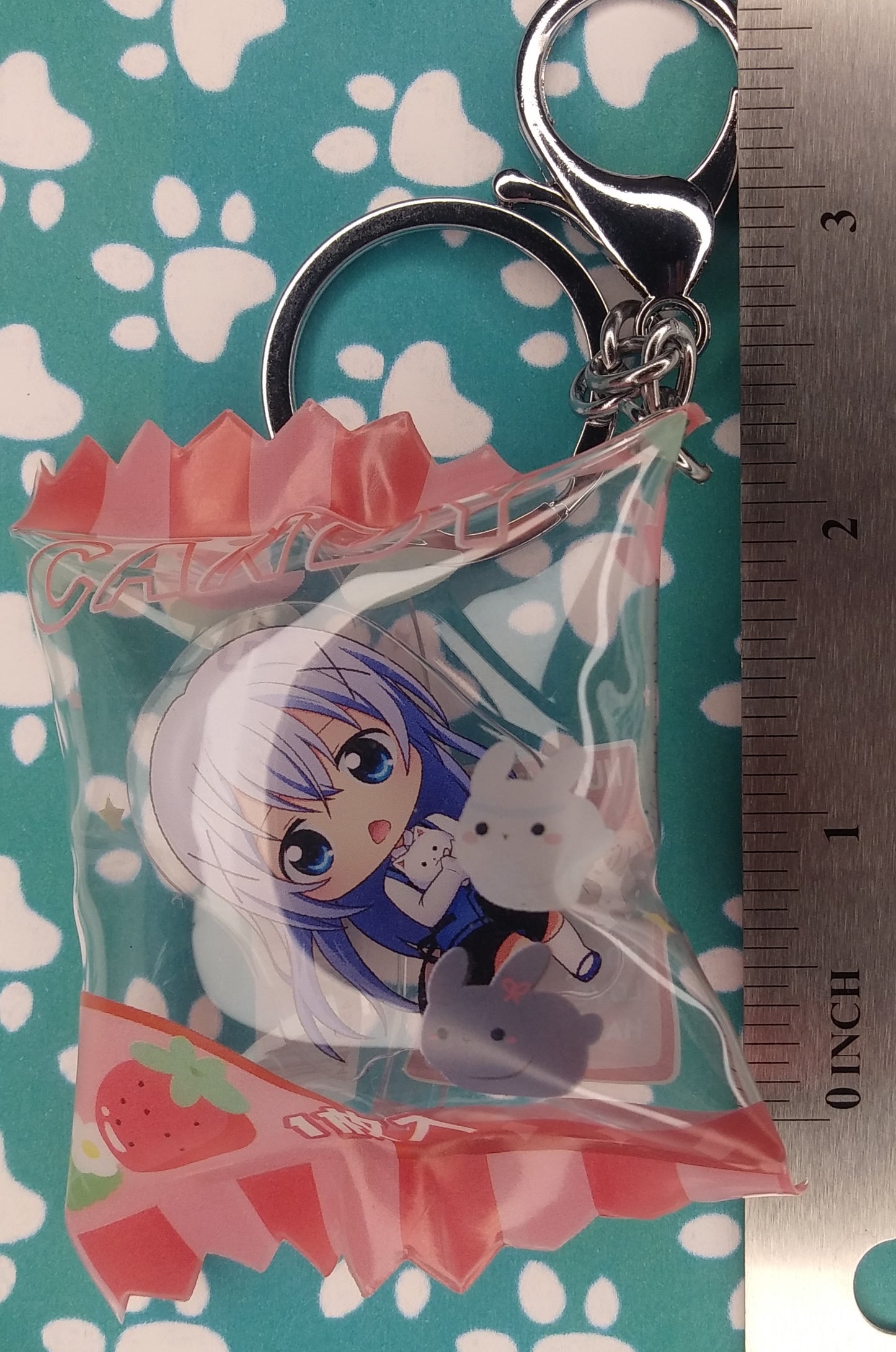 Is The Order A Rabbit? Chino ANIMEinU Snack Bag Keychain