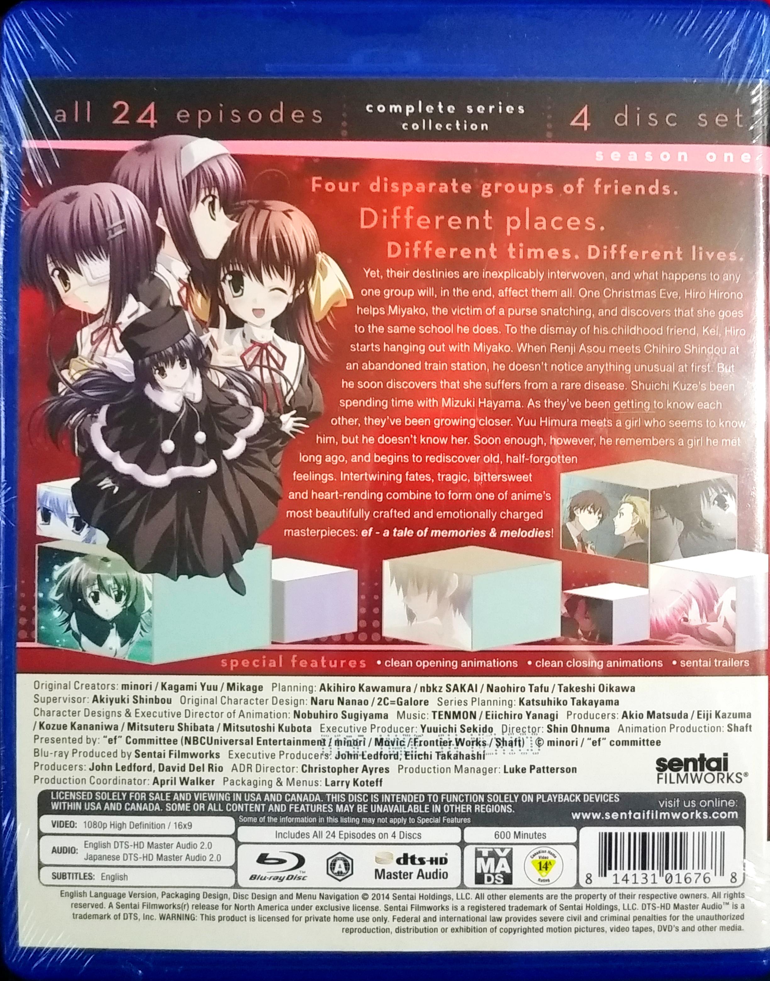 ef - a tale of melodies. Blu-ray BOX〈スペシャルプライス版〉 [Blu-ray]：ぐるぐる王国FS 店 -  CD・DVD