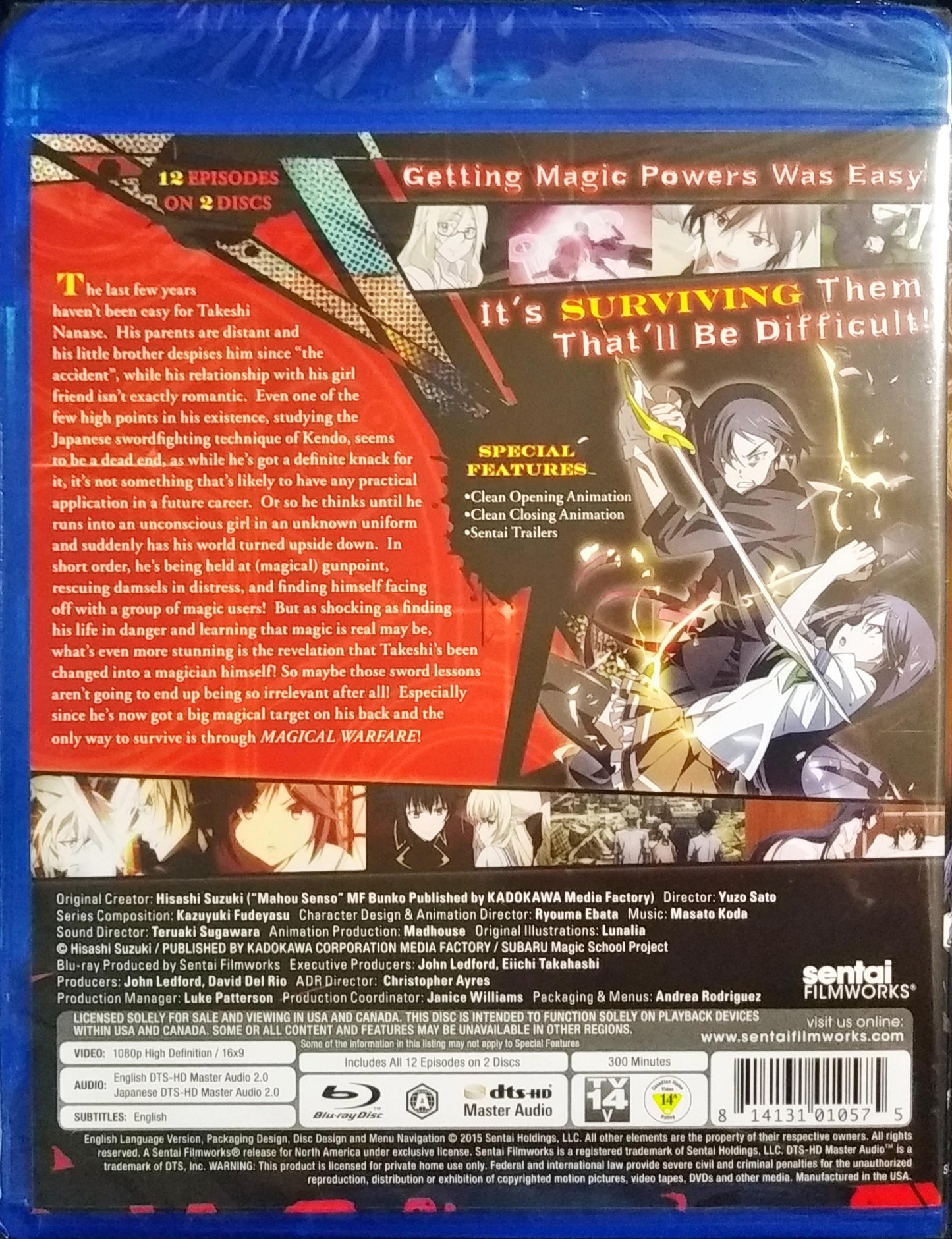Magical Warfare Blu-ray Complete Collection Sealed