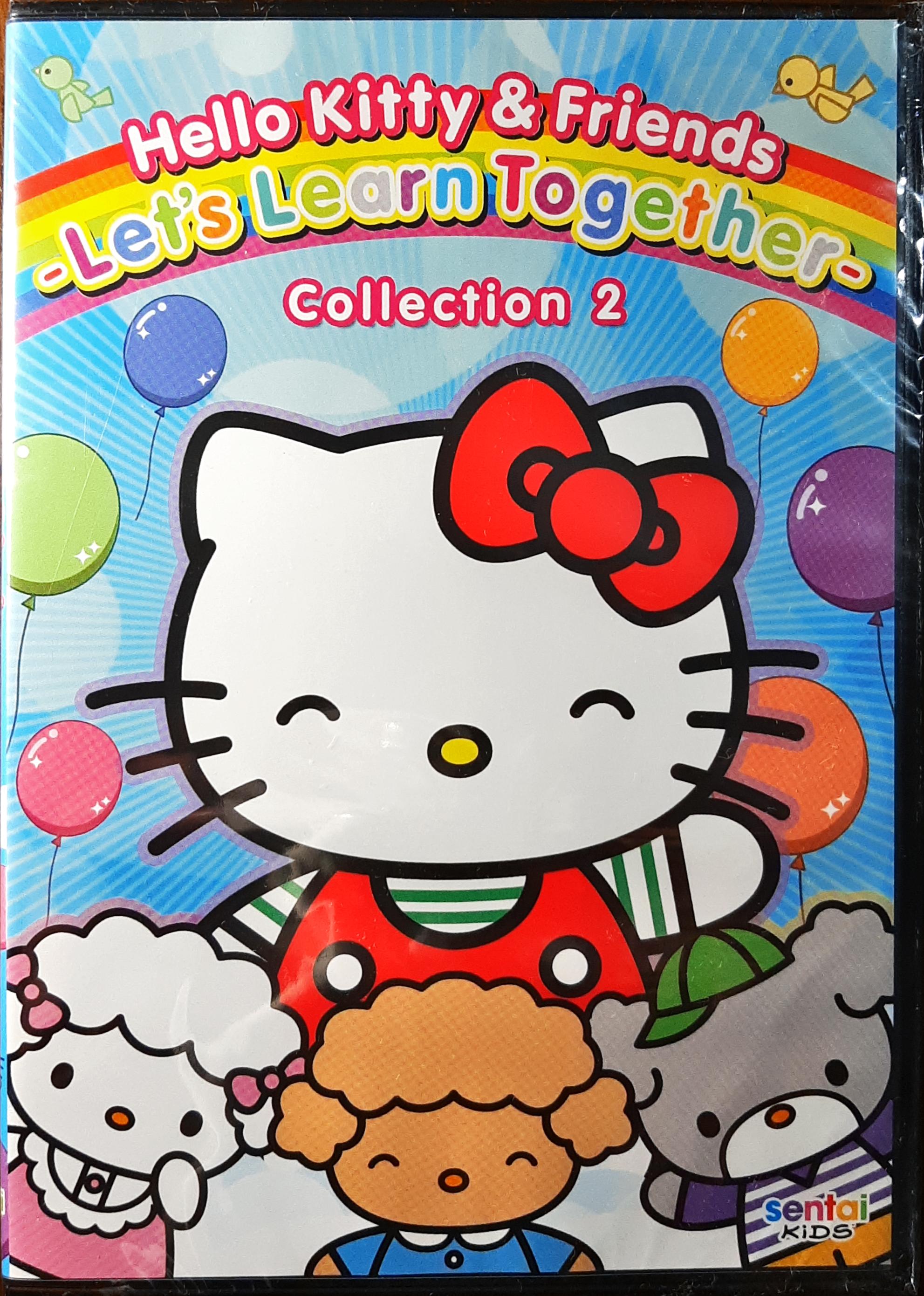 Hello Kitty & Friends Let's Learn Together DVD Collection 1 and 2