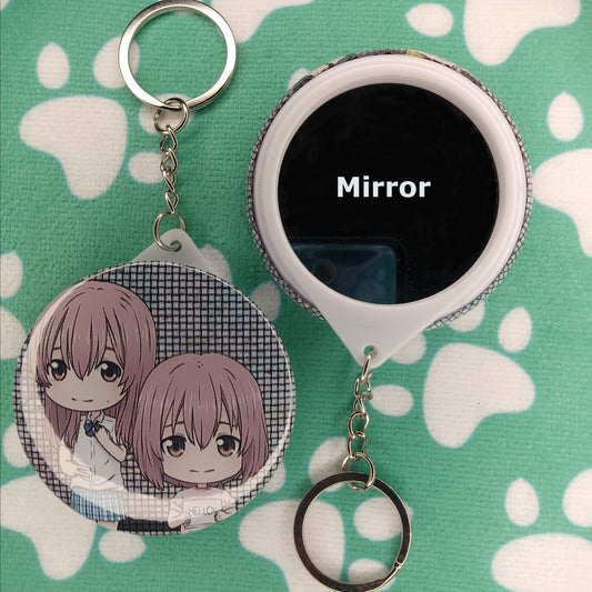 A Silent Voice Shoko Nishimiya ANIMEinU Mirror Keychain