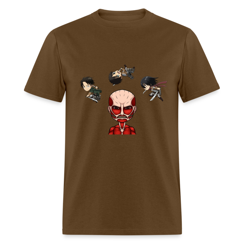Attack on Titan T-Shirt ANIMEinU - brown