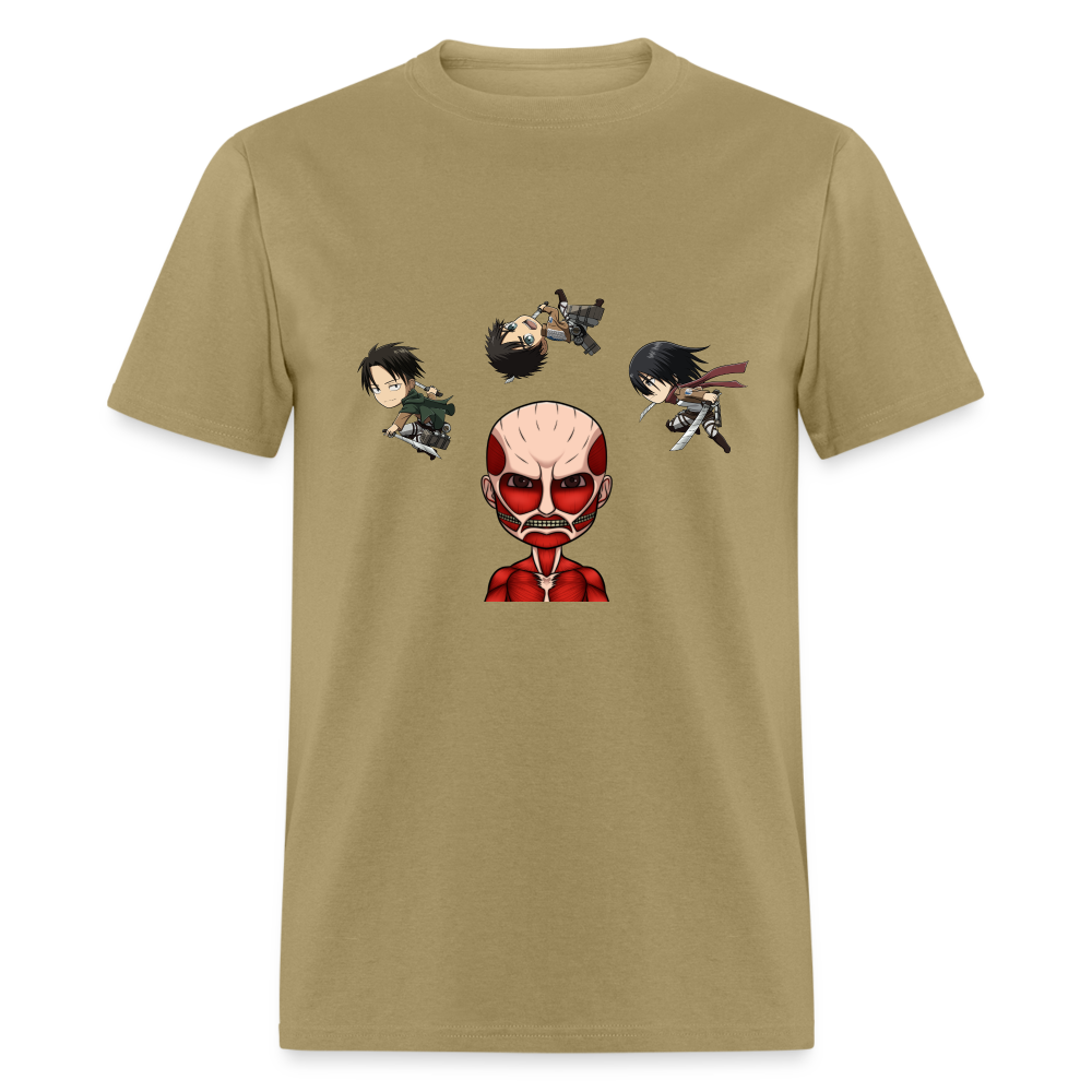 Attack on Titan T-Shirt ANIMEinU - khaki